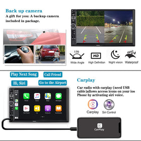 SANPTENT mirror-link display showing phone navigation on car screen.