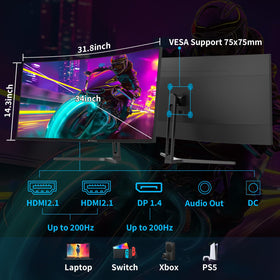 1ms FastVA panel reduces motion blur for fast scenes.