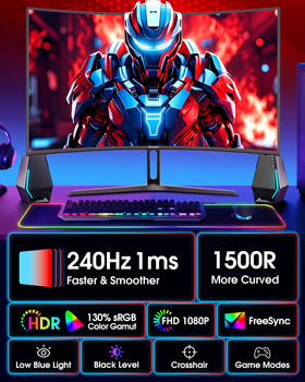 SANSUI 240Hz gaming monitor highlights fast action response and silky gameplay