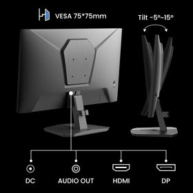 Included HDMI cable for immediate plug-and-play with the Sansui monitor.