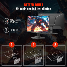 SANSUI 24in wide viewing angle and anti-glare design reduce distractions.