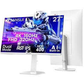 SANSUI 27 inch 4K dual mode monitor with 160 Hz for smooth gameplay