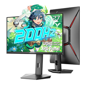 SANSUI 27-inch gaming monitor with 200Hz refresh delivering smooth action scenes