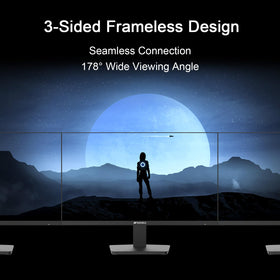 SANSUI 27-Inch IPS Monitor tilt range for ergonomic setup