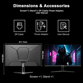 SANSUI 27inch monitor IPS panel delivering wide viewing angles and accurate color