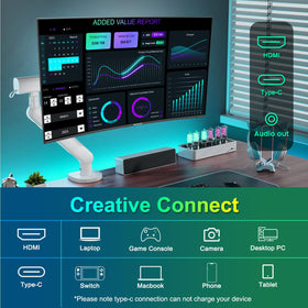 SANSUI 27-inch curved monitor delivers 110 percent sRGB for vibrant visuals