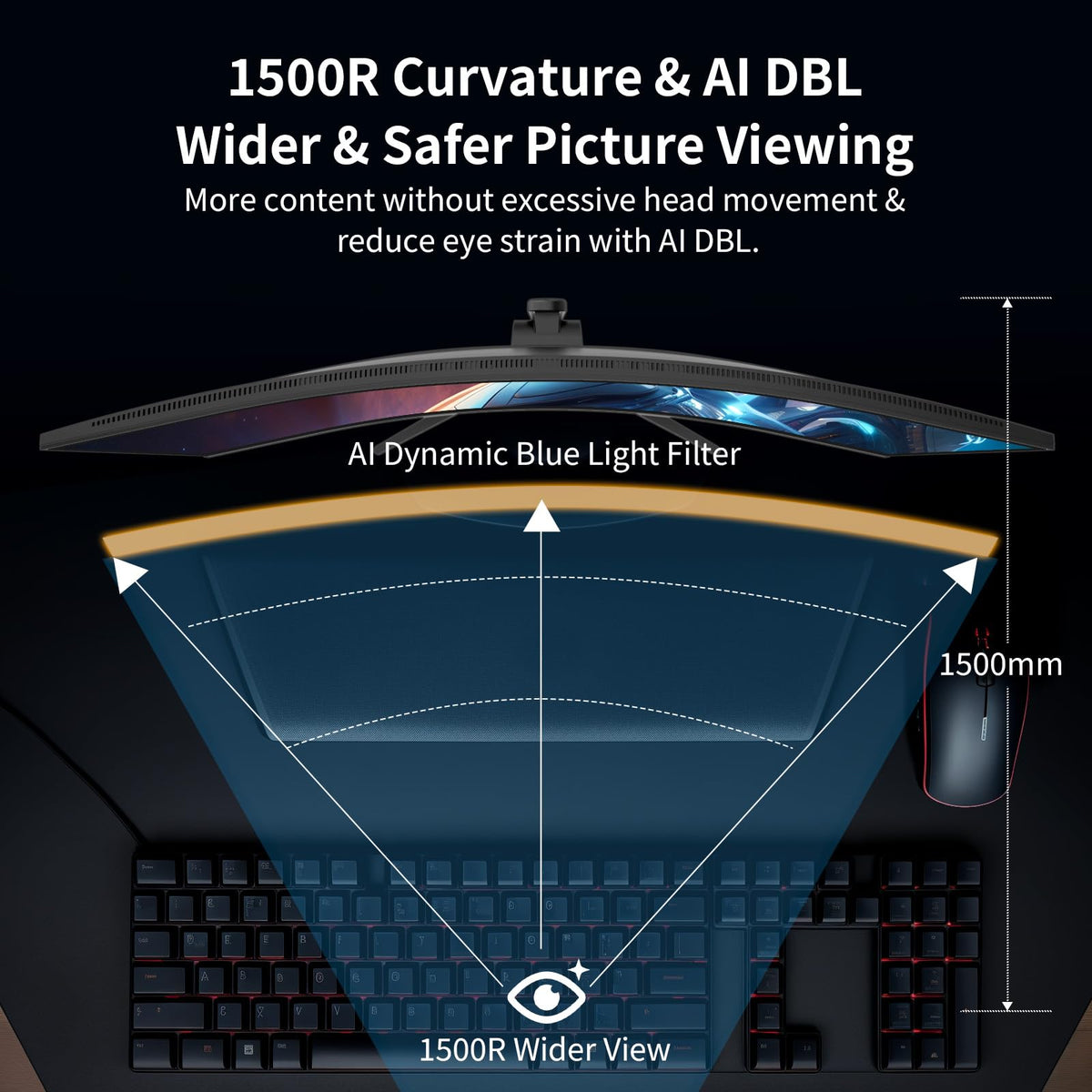 178-degree viewing angle maintains color accuracy from any seat.
