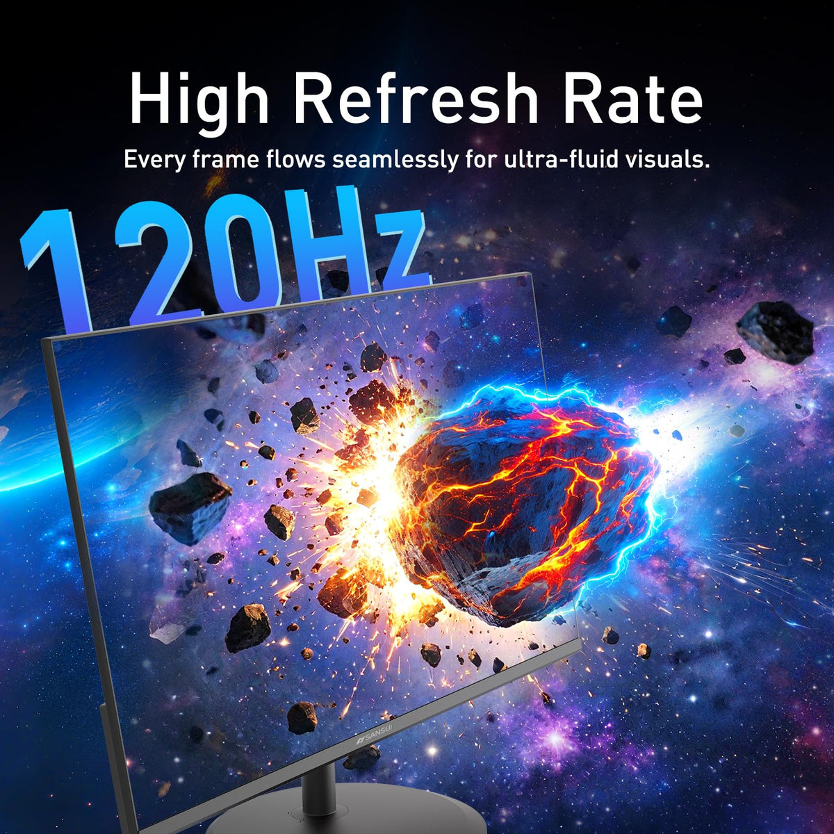 ES-22X3AH 120Hz monitor delivering smooth scrolling thanks to adaptive sync