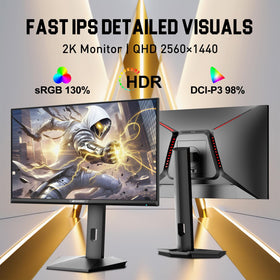SANSUI monitor 178-degree viewing angle maintains color from most seats