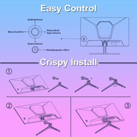 SANSUI included accessories image showing cables and manual for setup.