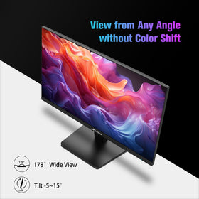 SANSUI 24-inch monitor with FreeSync and HDR enhances smooth gaming and media.
