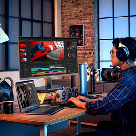 SANSUI 24-inch monitor tilt angle enables comfortable study or late-night gaming sessions.