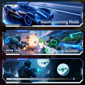 SANSUI monitor with HDMI 2.0 and DP1.4 ports for high-frame-rate gaming.
