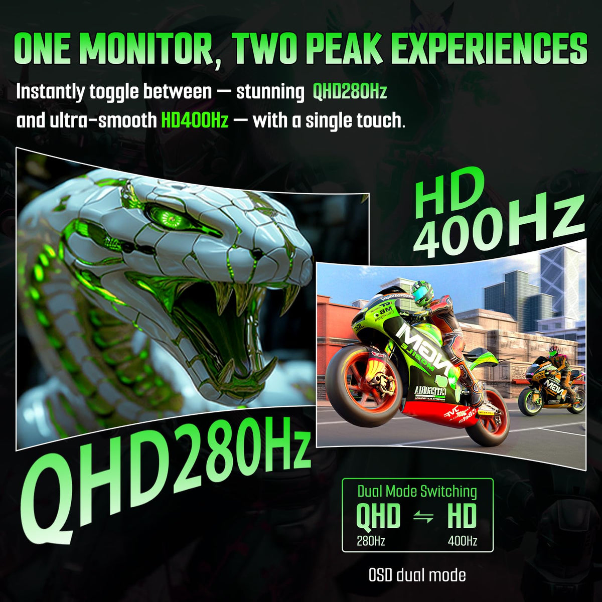 SANSUI multiple ports including HDMI 2.1 and DP1.4 for flexible setups