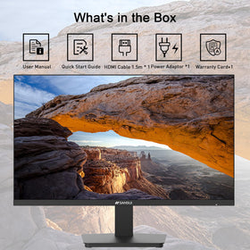 SANSUI Monitor 24-inch 75x75 VESA compatibility enables flexible mounting