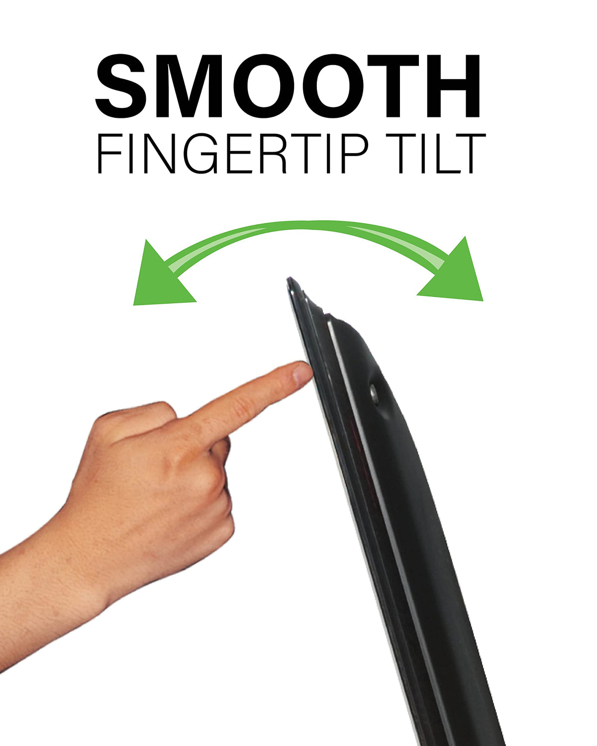Sanus wall plate cover provides a neat finished look.