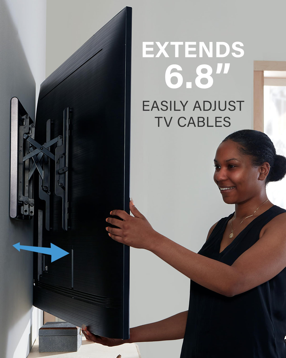 Sanus easy 3-step DIY install helps you mount confidently.