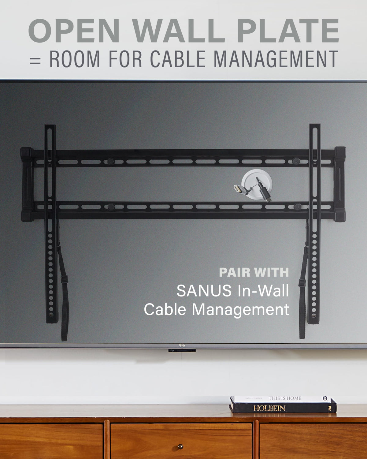 Sanus easy 3-step install with Minnesota-based support.