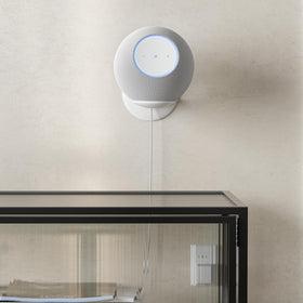 Sanus installation in living room with Echo Studio improving room layout