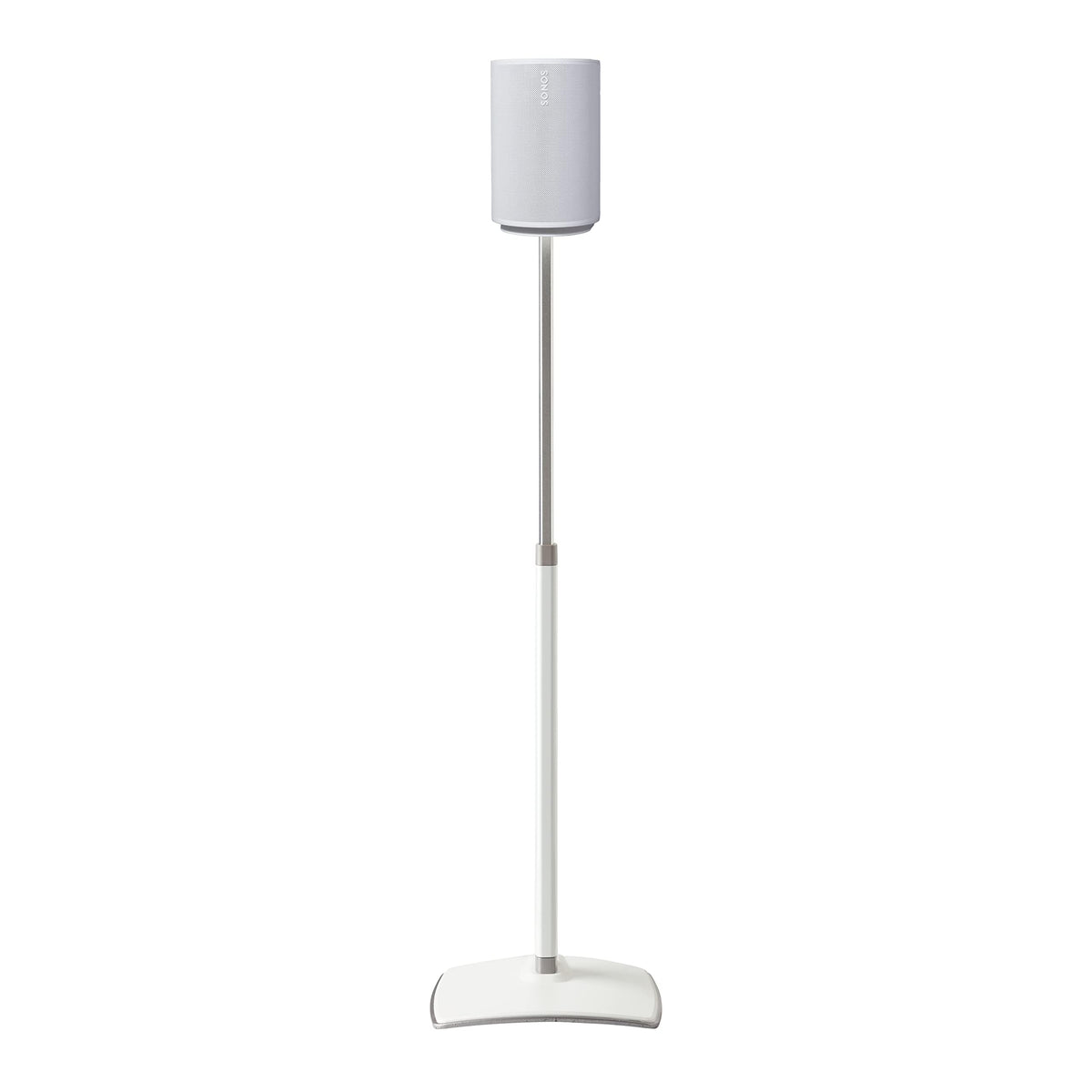 Sanus Era 100 stand with 17-inch height adjustment for optimal listening elevation