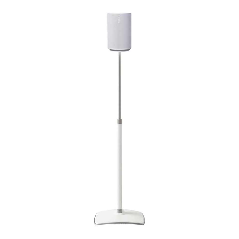 Sanus Era 100 stand with 17-inch height adjustment for optimal listening elevation