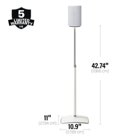Sanus Era 100 stand ships with a simple 3-step setup
