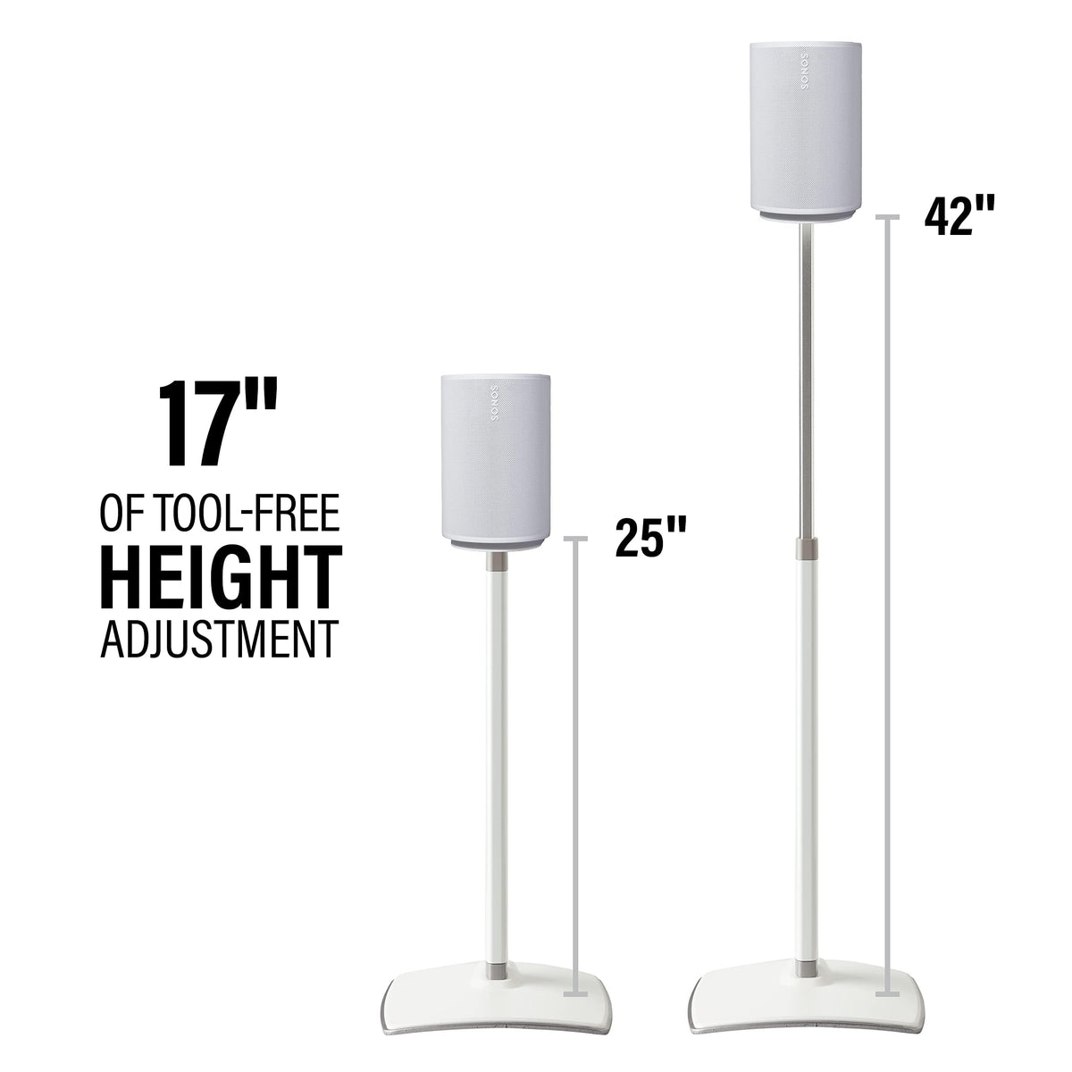 Sanus Era 100 stand for Era 100 enhances placement and stability in your Sonos setup