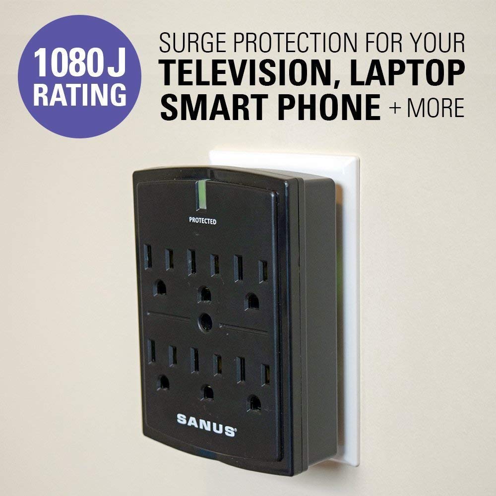 SANUS fireproof ceramic MOV construction helps protect equipment during power events.