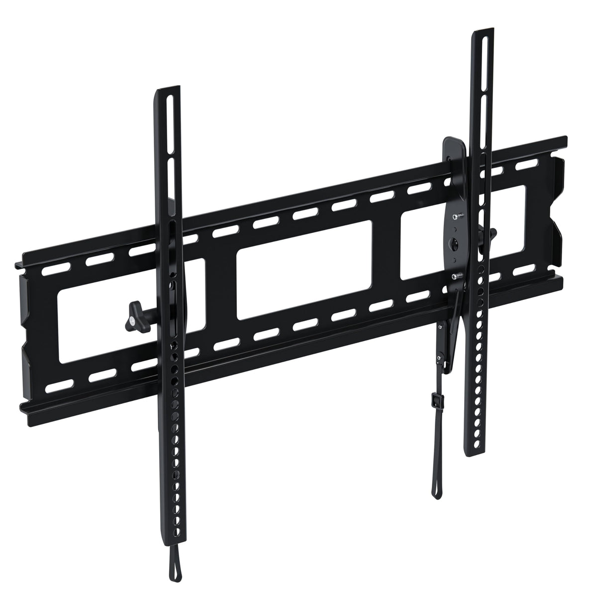 Sanus front view of mounted TV showing clean low-profile benefit