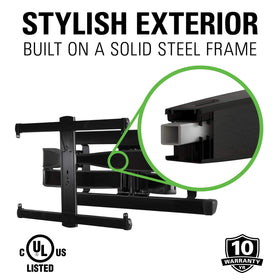 Sanus includes hardware and quick-start guide for DIY installation.