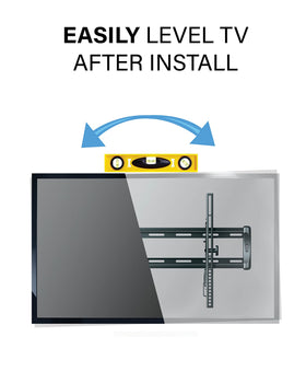 Sanus horizontal centering adjustment feature for perfect alignment.