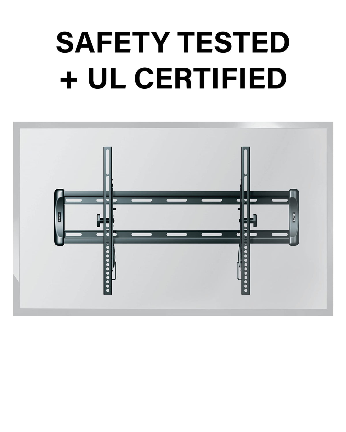 Sanus included hardware and manual for simple, complete installation.
