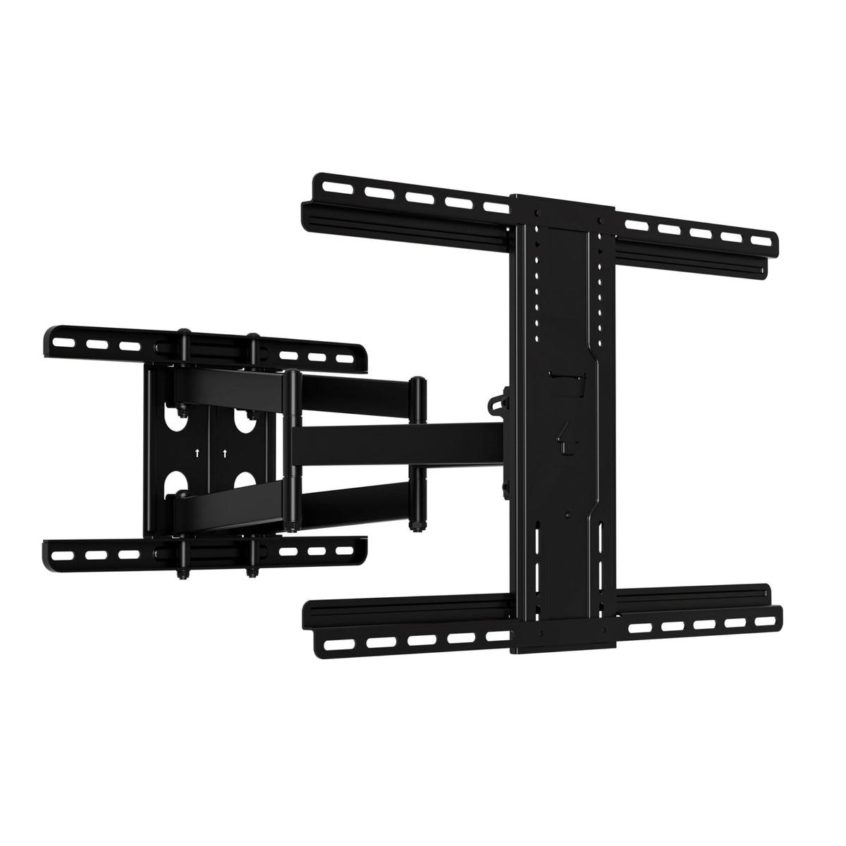 SANUS OLF22 full motion mount extends up to 22 inches for flexible viewing.