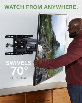 SANUS OLF22 UL-listed safety ensures sturdy wall mounting on studs.
