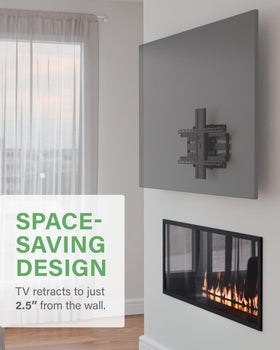 SANUS OLF22 universal design fits popular brands like Samsung, LG, Vizio.