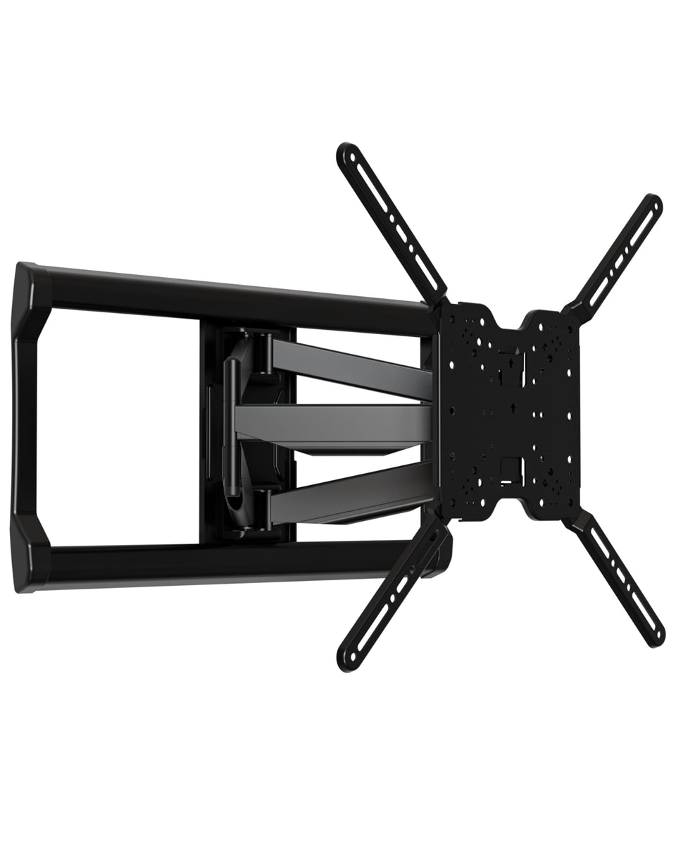 SANUS OLF24 extends 24 inches for flexible viewing from any seat.