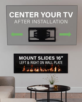 SANUS OLF24 stud and concrete installation hardware included.