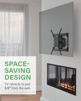 SANUS OLF24 tilt to minimize glare during use.