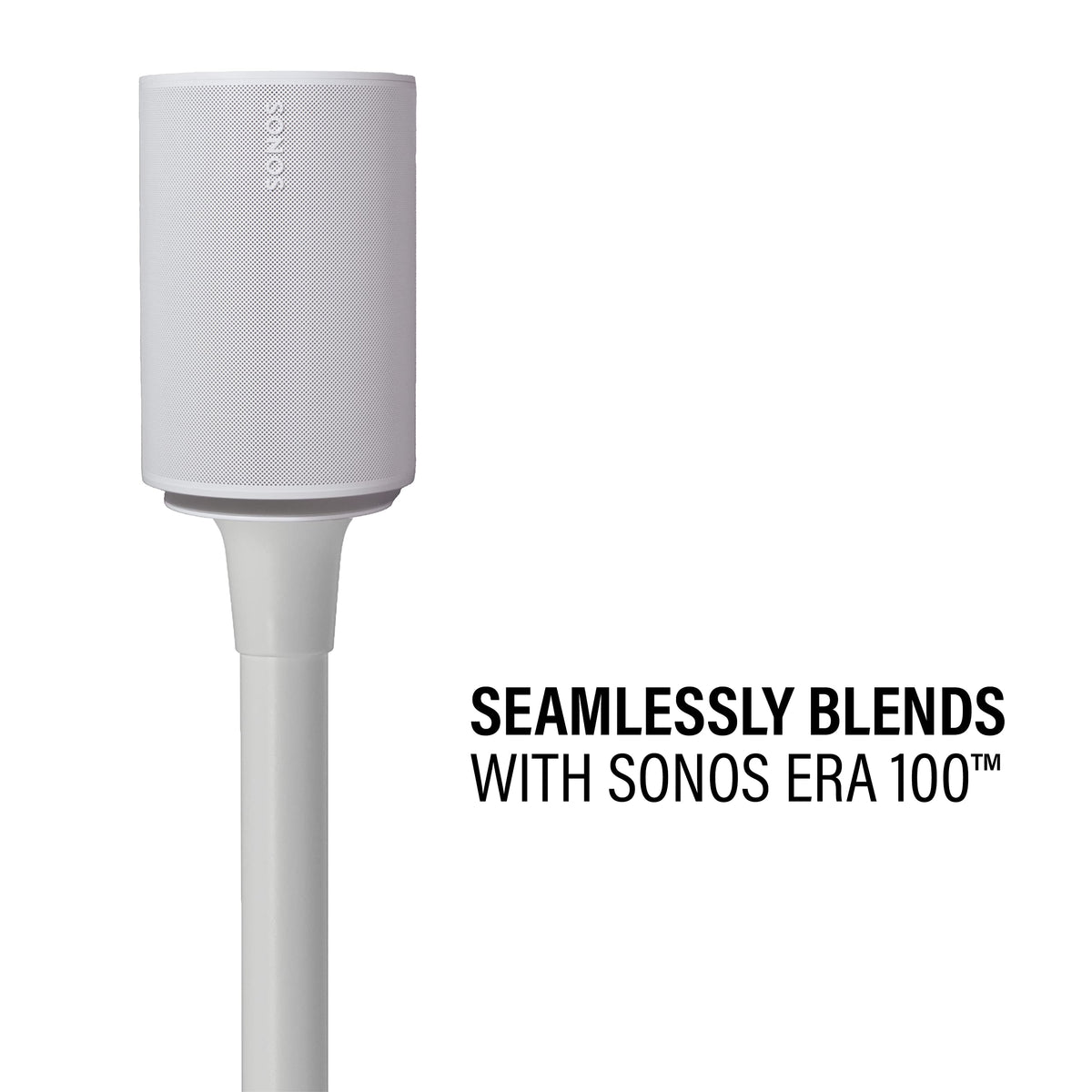 Sanus OSSE12-W2 Era 100 stand extendable feet for ideal height.