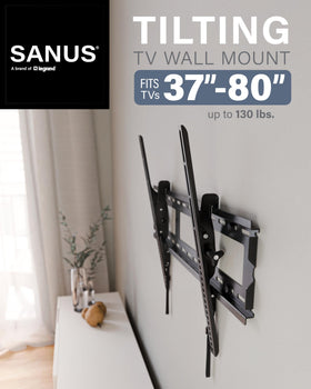 Sanus side profile closeup showing 1.9-inch low-profile advantage
