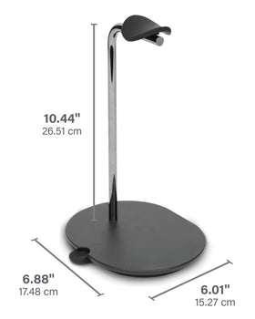 Sanus lifestyle desk scene with Sonos Ace stand enhancing workspace