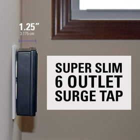 SANUS three-lines protection efficiently diverts surges away from connected devices.