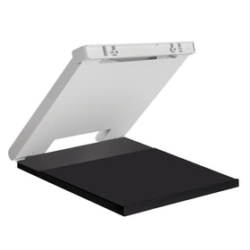 Sanus tilt stand front view showing clean profile and stability benefit
