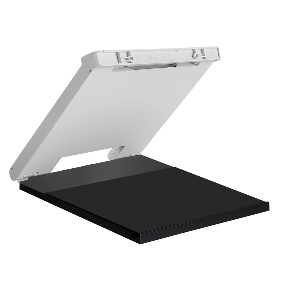 Sanus tilt stand front view showing clean profile and stability benefit
