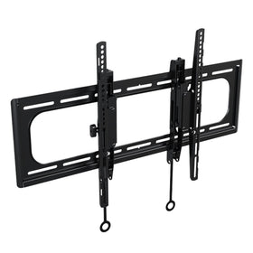 SANUS tilting wall mount with 12-degree tilt for better viewing angle