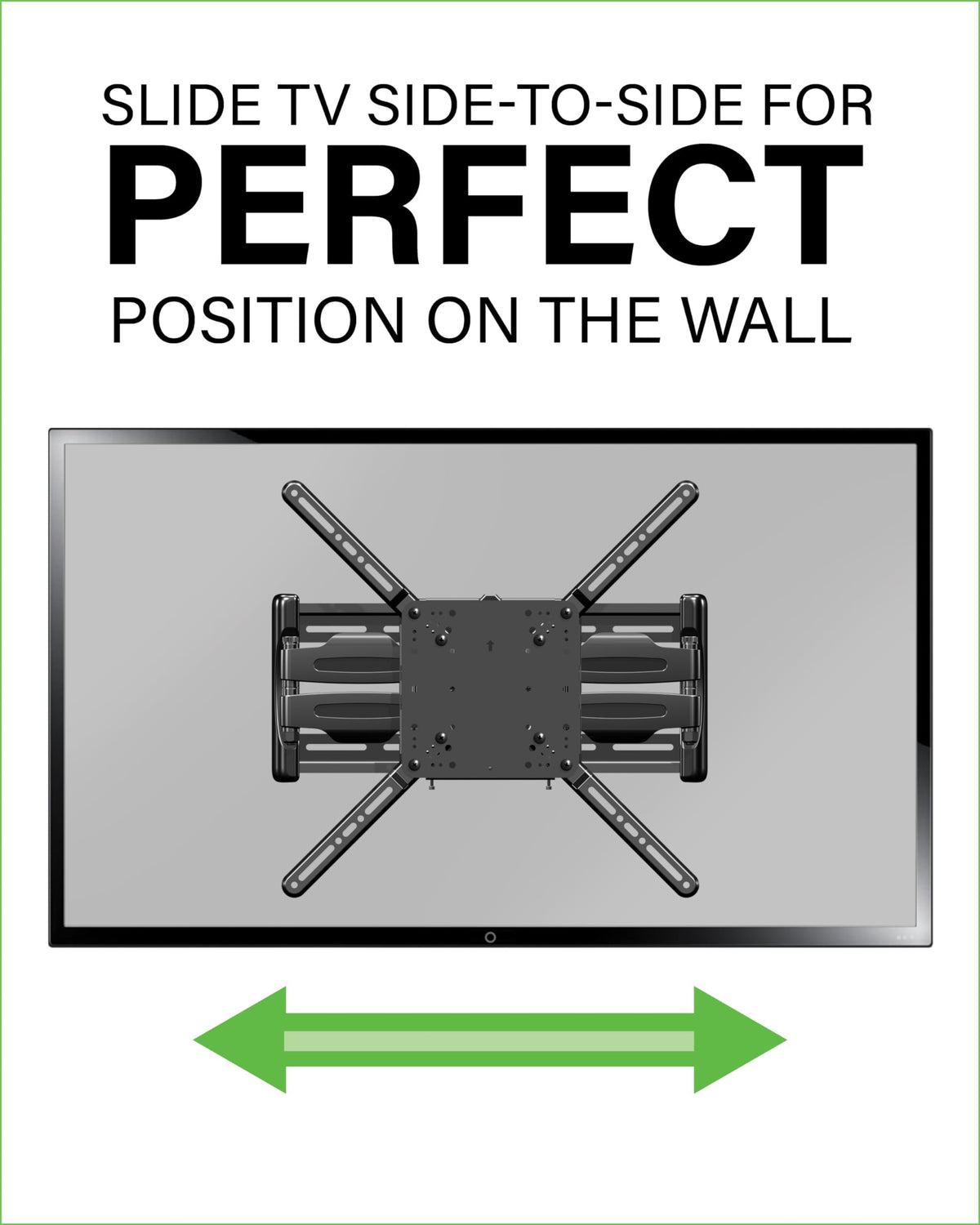 Sanus UL-certified mount includes a 5-year warranty for peace of mind
