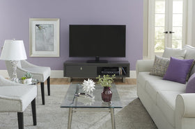 Sanus VSTV1 swivel base demonstrates 74-degree rotation for versatile viewing angles.