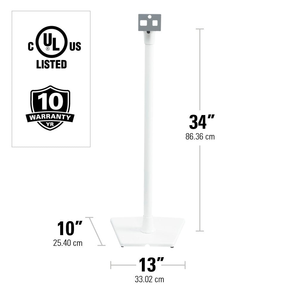 Sanus WSS22-W1 quick-assembly instructions showing setup in about 15 minutes.
