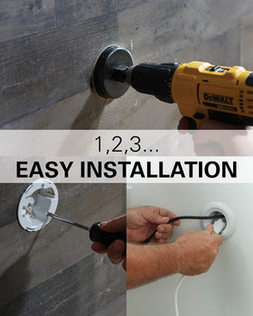 SANUS in-wall kit enables a clutter-free appearance when mounting speakers or TVs.