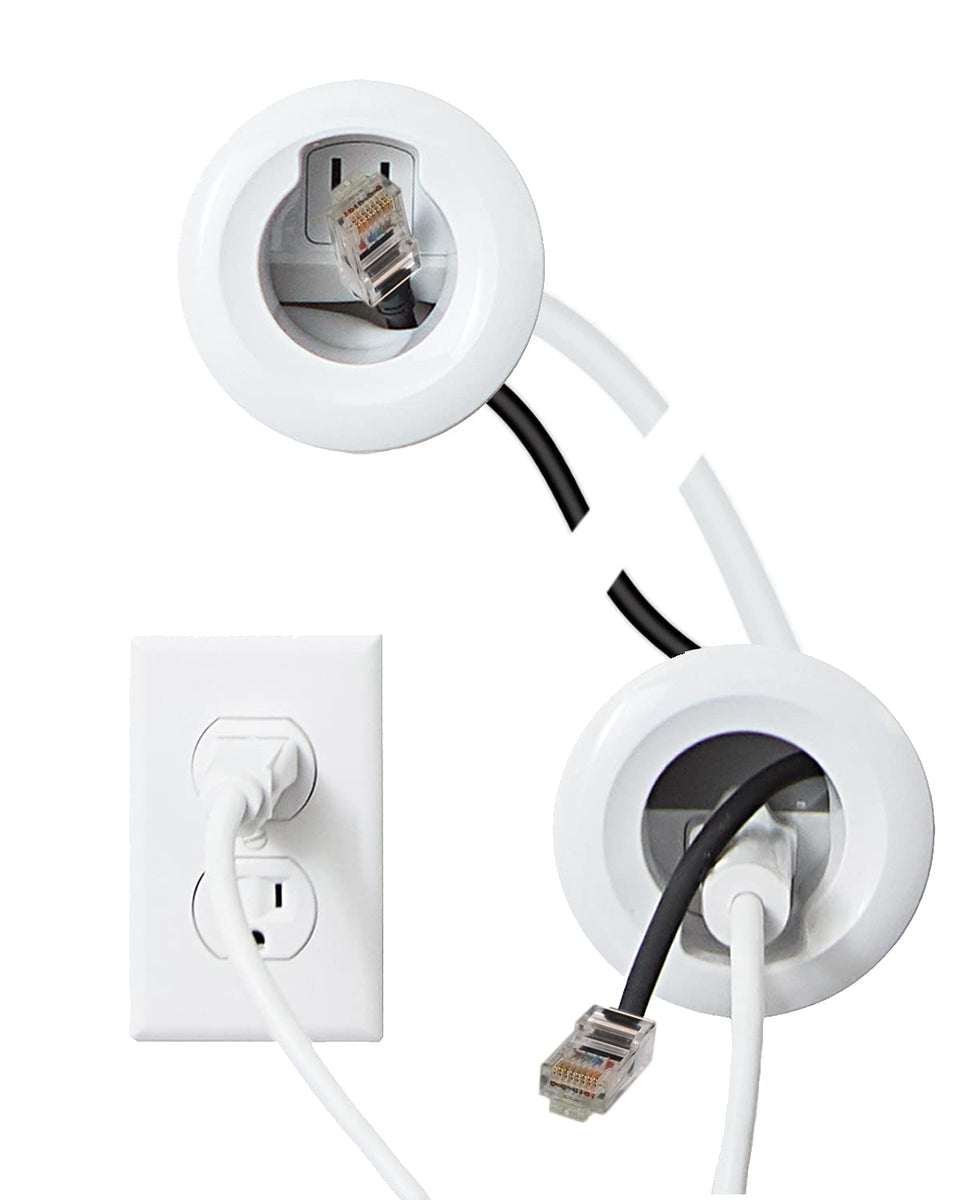 SANUS in-Wall Cable Management Kit conceals wires behind walls for a clean, professional mount.